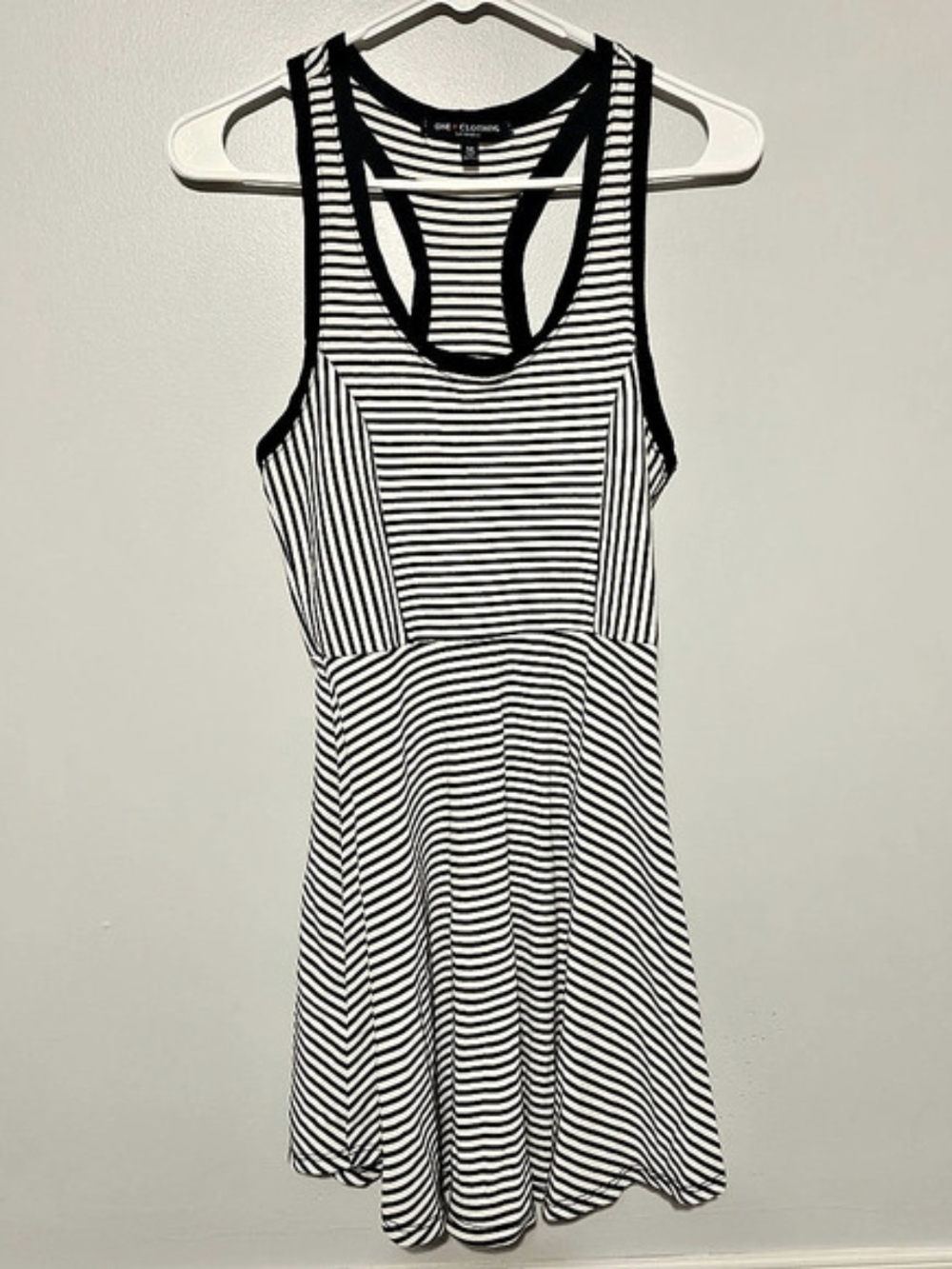 One Love Clothing Striped Mini Dress Size Medium Like New